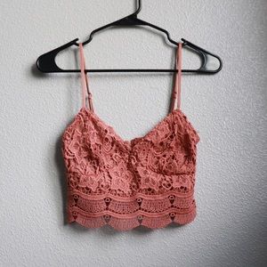 Kendall & Kylie Crochet/Lace Top/Bralette